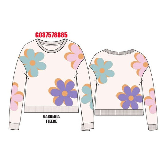 Sweet Soul All Over Flowers Sweatshirt