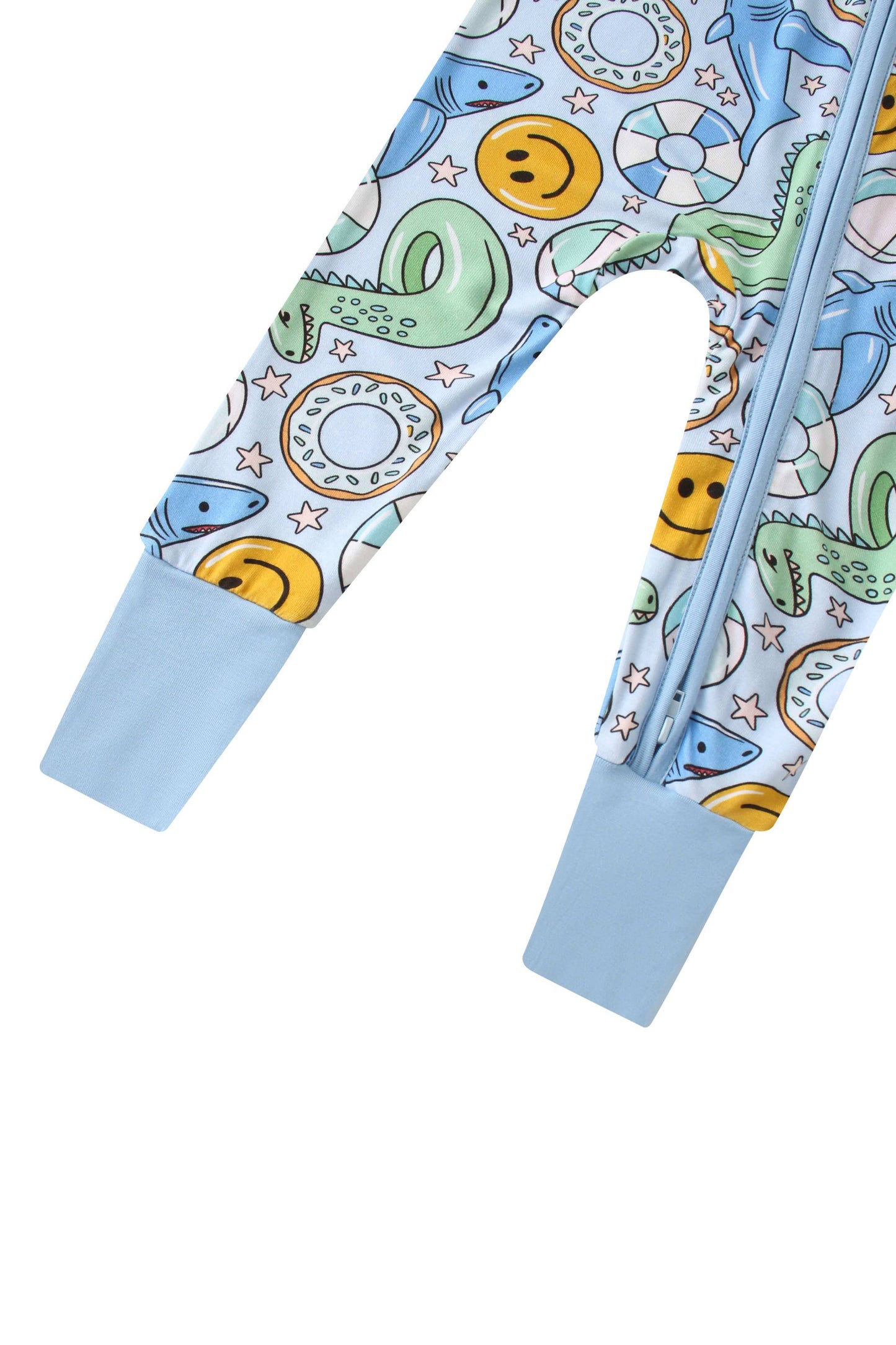 Smiley Shark Zippy Romper