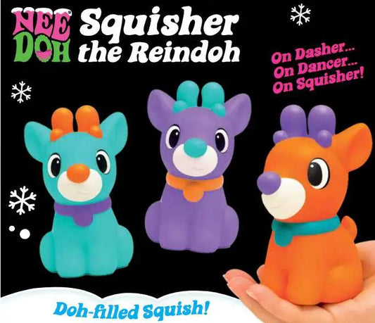 PRE ORDER NeeDoh Squishmas Squisher the Reindeer