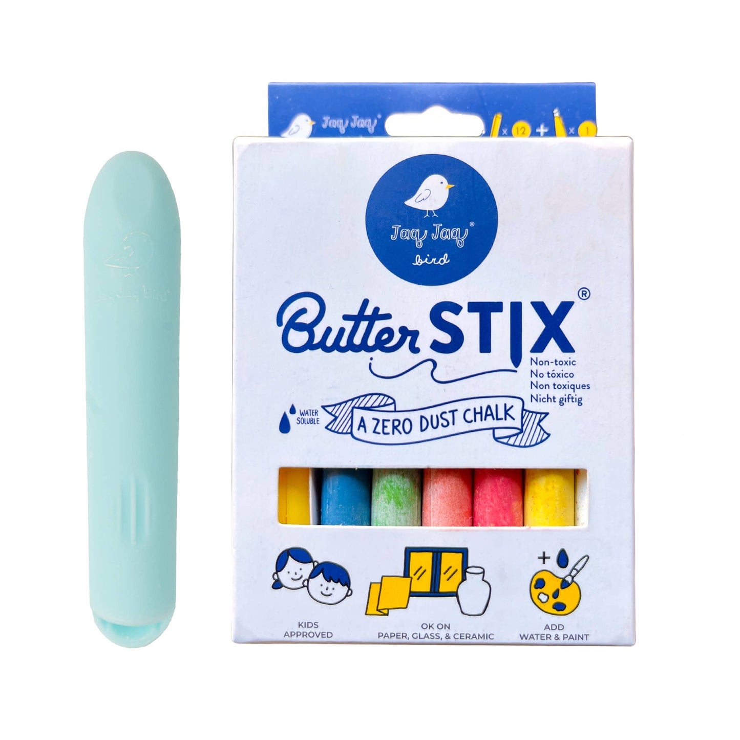 ButterStix Dustless Chalk Colors with Holder