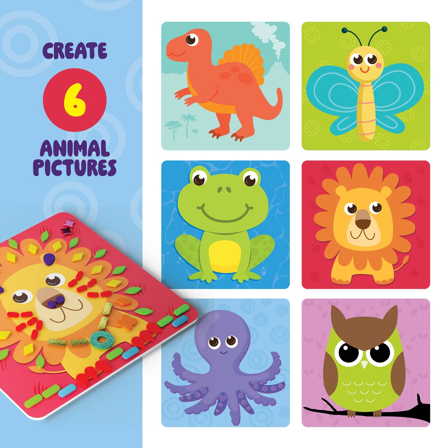 Mess-Free Foam Sticker Art Kit