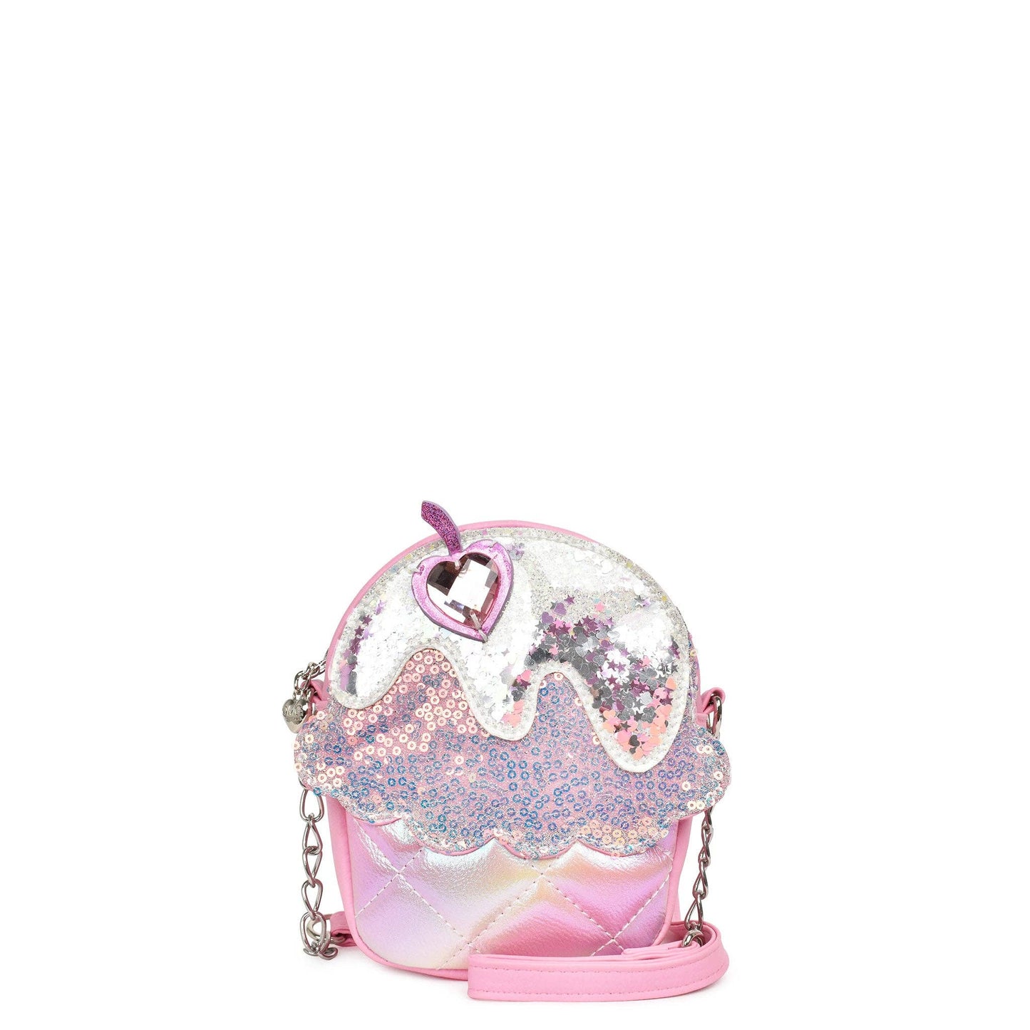 Sequin Cupcake Crossbody Bag
