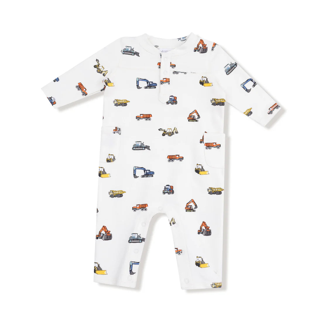 Angel Dear Construction Vehicles Romper