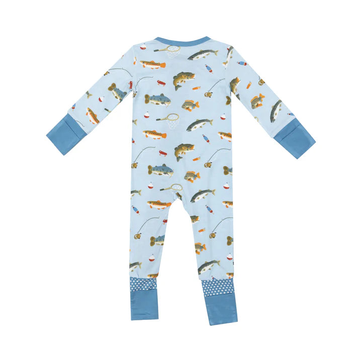 Angel Dear Fishing Zip Romper