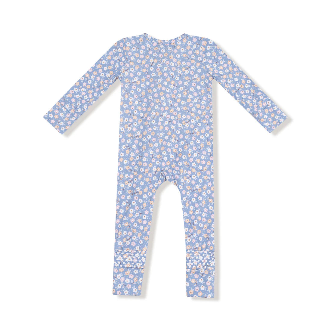 Angel Dear Country Calico Zipper Romper