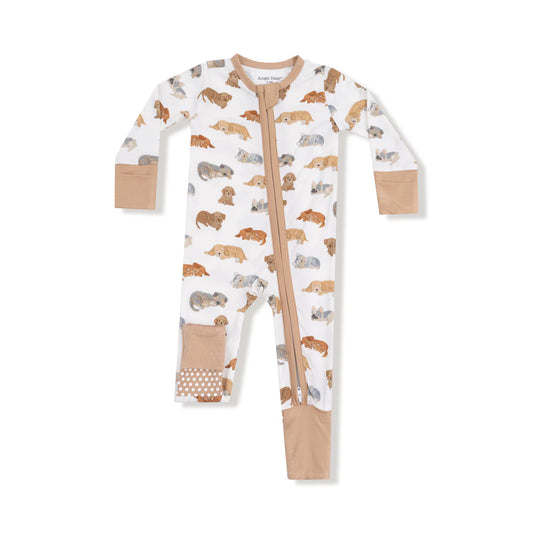 Angel Dear Napping Puppies Zipper Romper