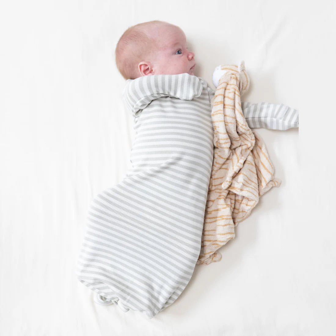 Angel Dear Mineral Stripe Knotted Gown