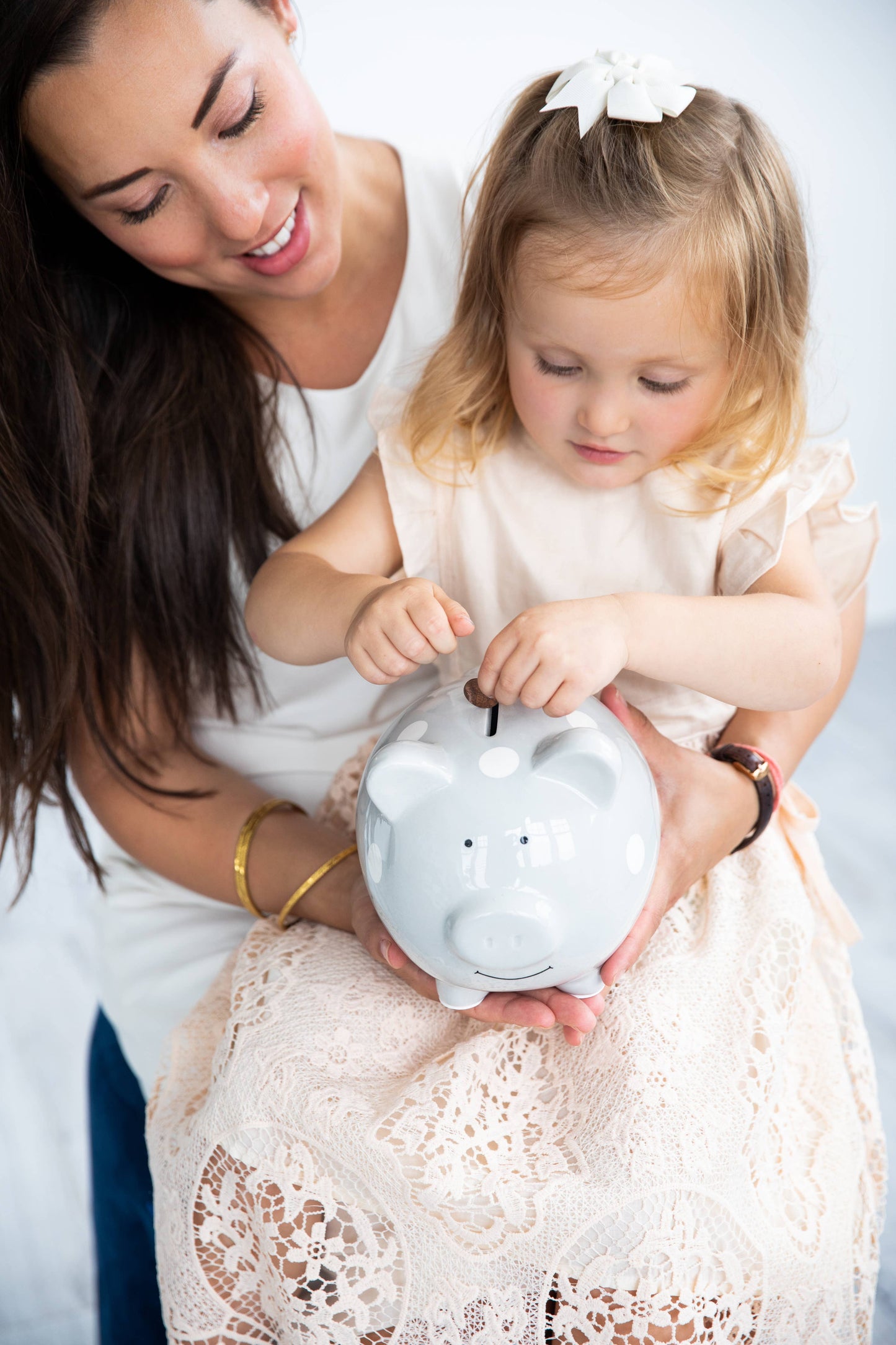 Polka Dot Piggy Bank