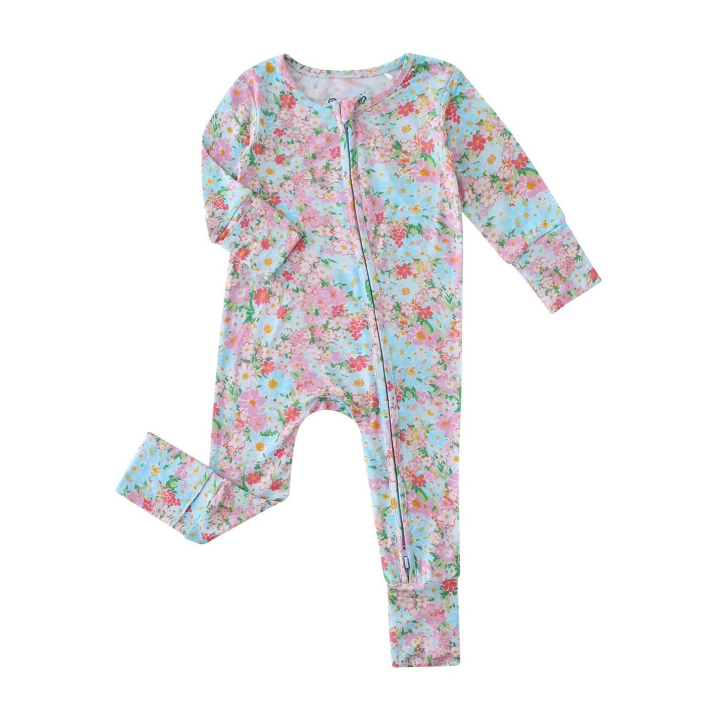 Spring Floral Zippy Romper