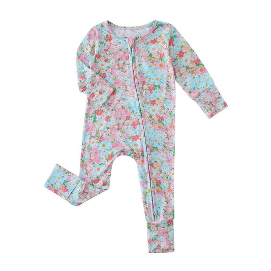 Spring Floral Zippy Romper