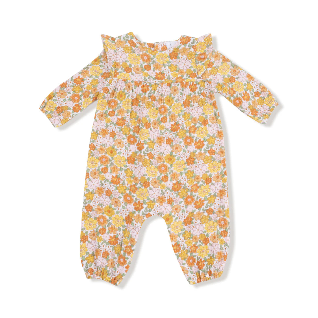 Angel Dear Sweet Amber Floral Romper