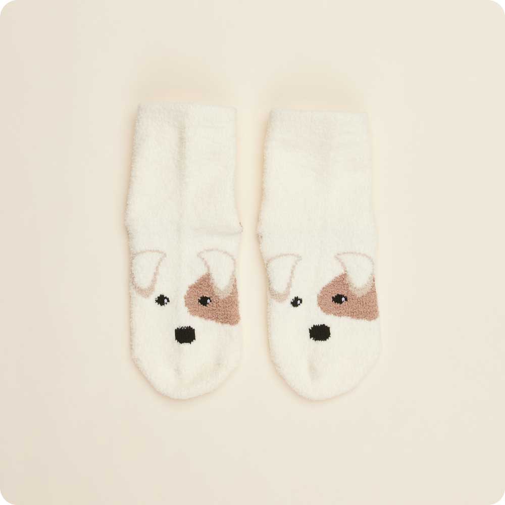 Warmies Puppy Crew Socks