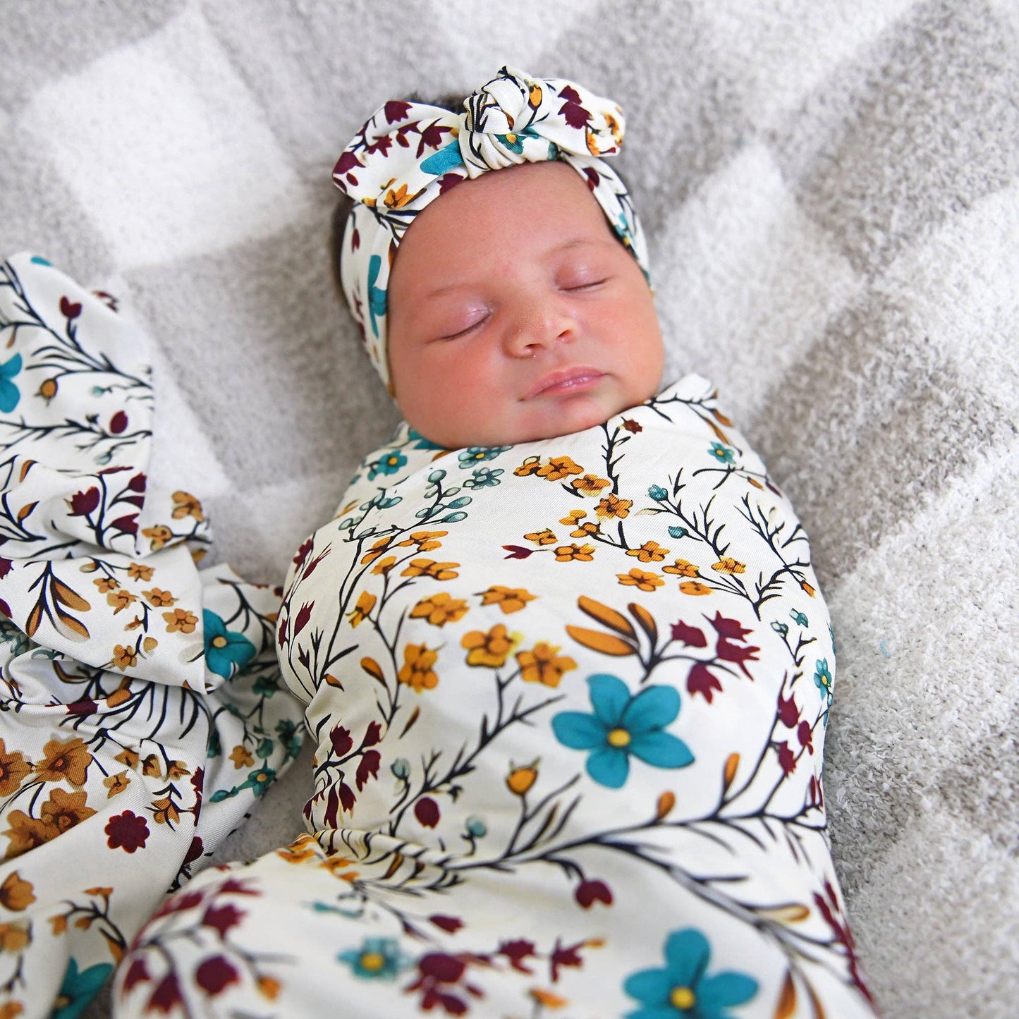 Maren Floral Swaddle
