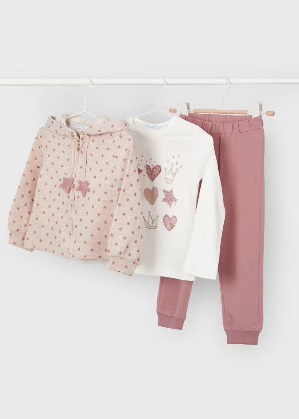 Mayoral Rose Star 3pc Tracksuit