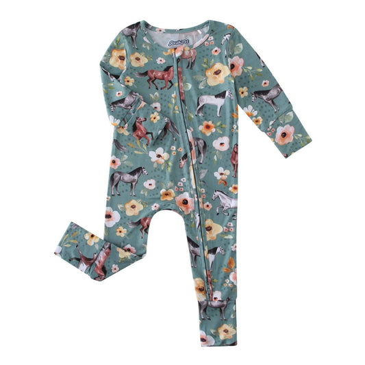 Wild Horse Zippy Romper