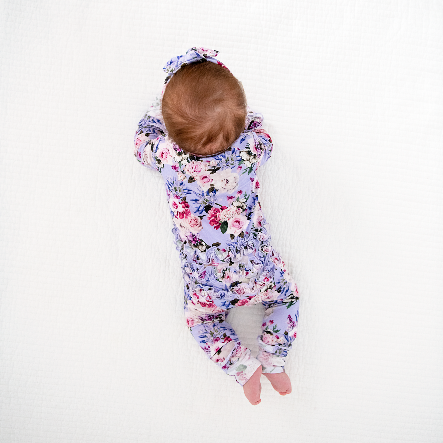 Emerson Floral Ruffle Zip Romper