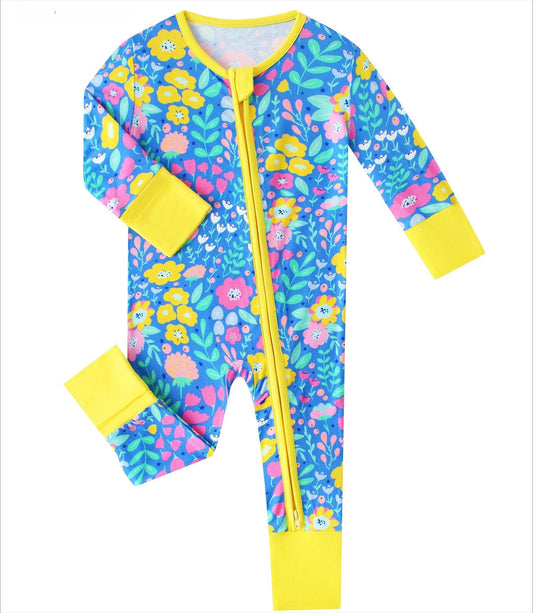 Sunny Blooms Zippy Romper