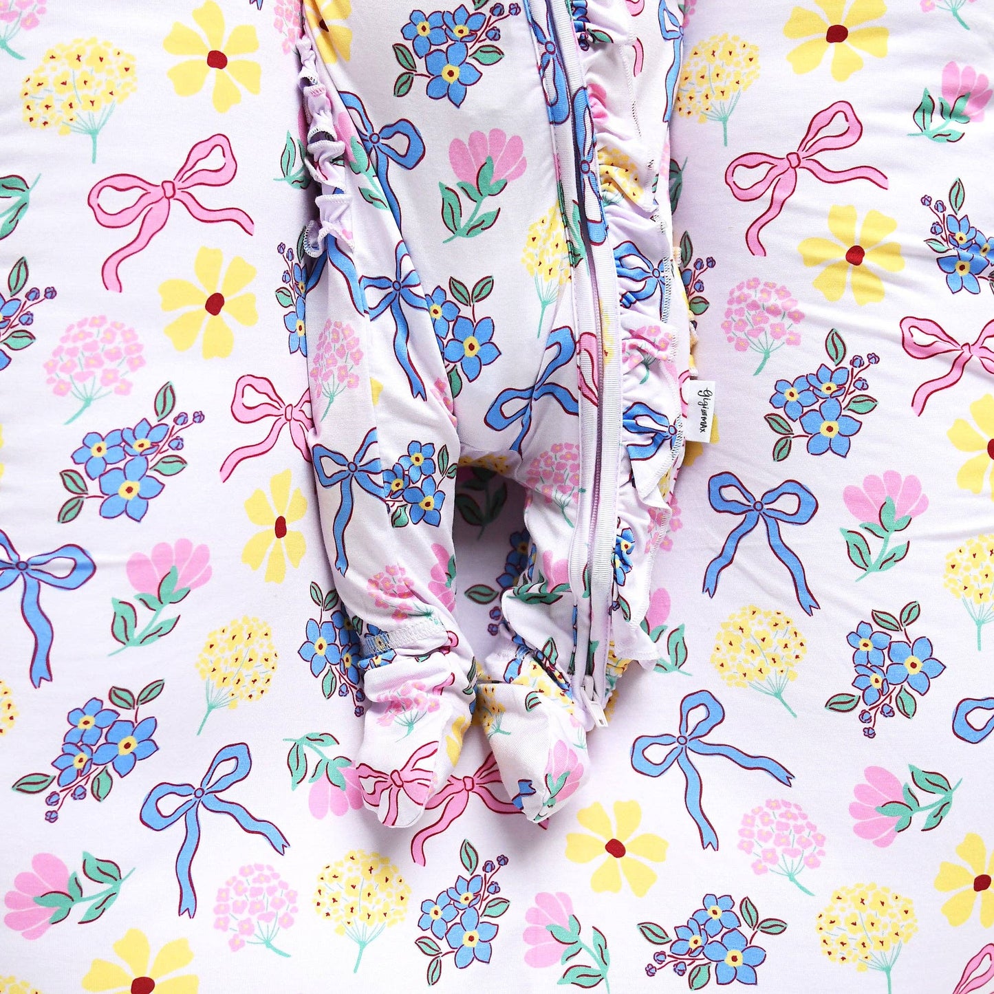 Gigi & Max Evie Ruffle Zippy Romper