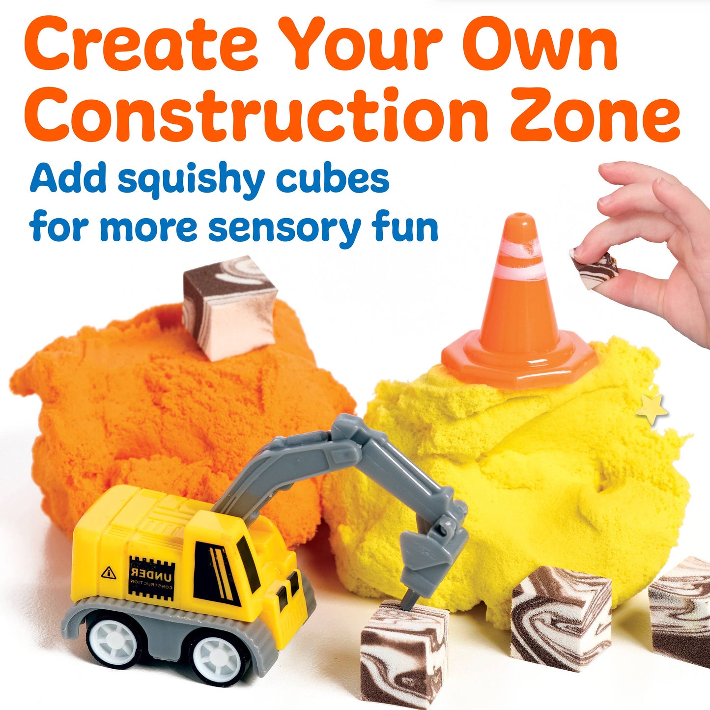 Construction Cloud Clay Mini Play Jar