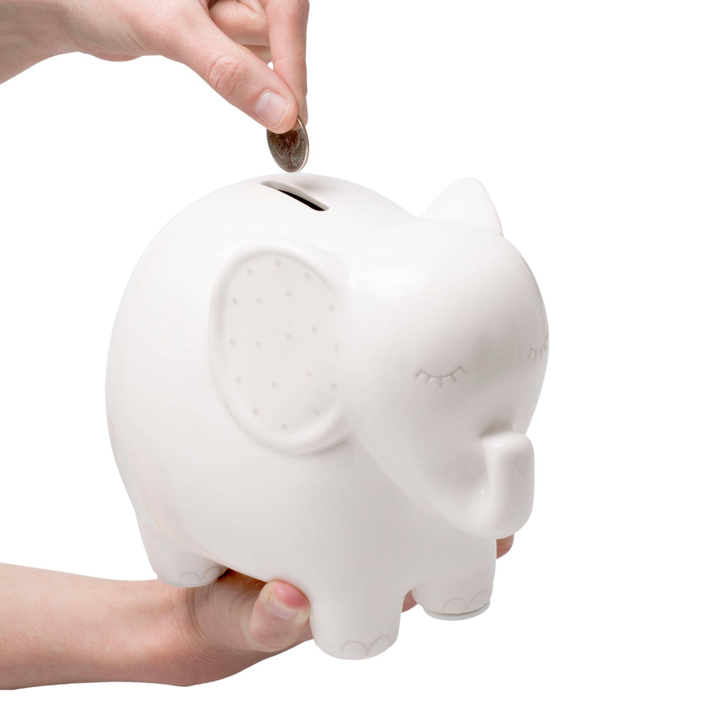 Ceramic Elephant Money Bank