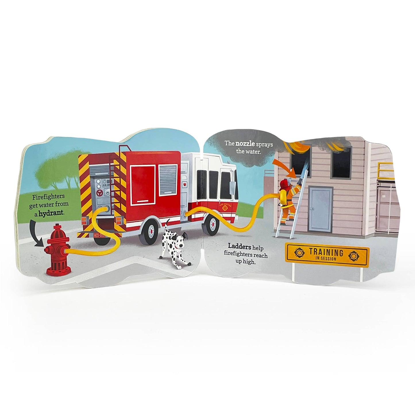 How Fire Trucks Work Shaped Board Book