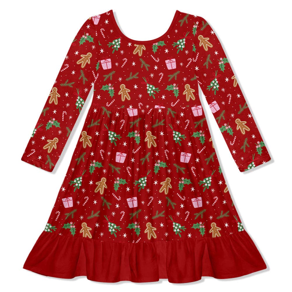 Millie Loves Lily Red Holly Dress