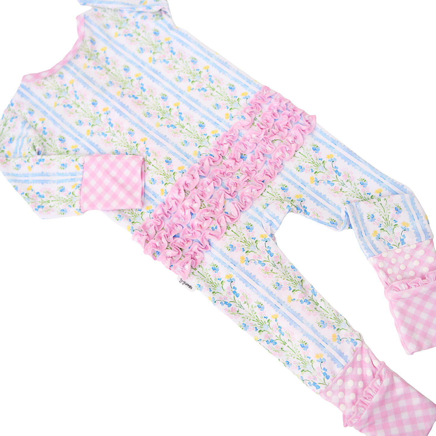 Gigi & Max Nora Ruffle Zippy Romper