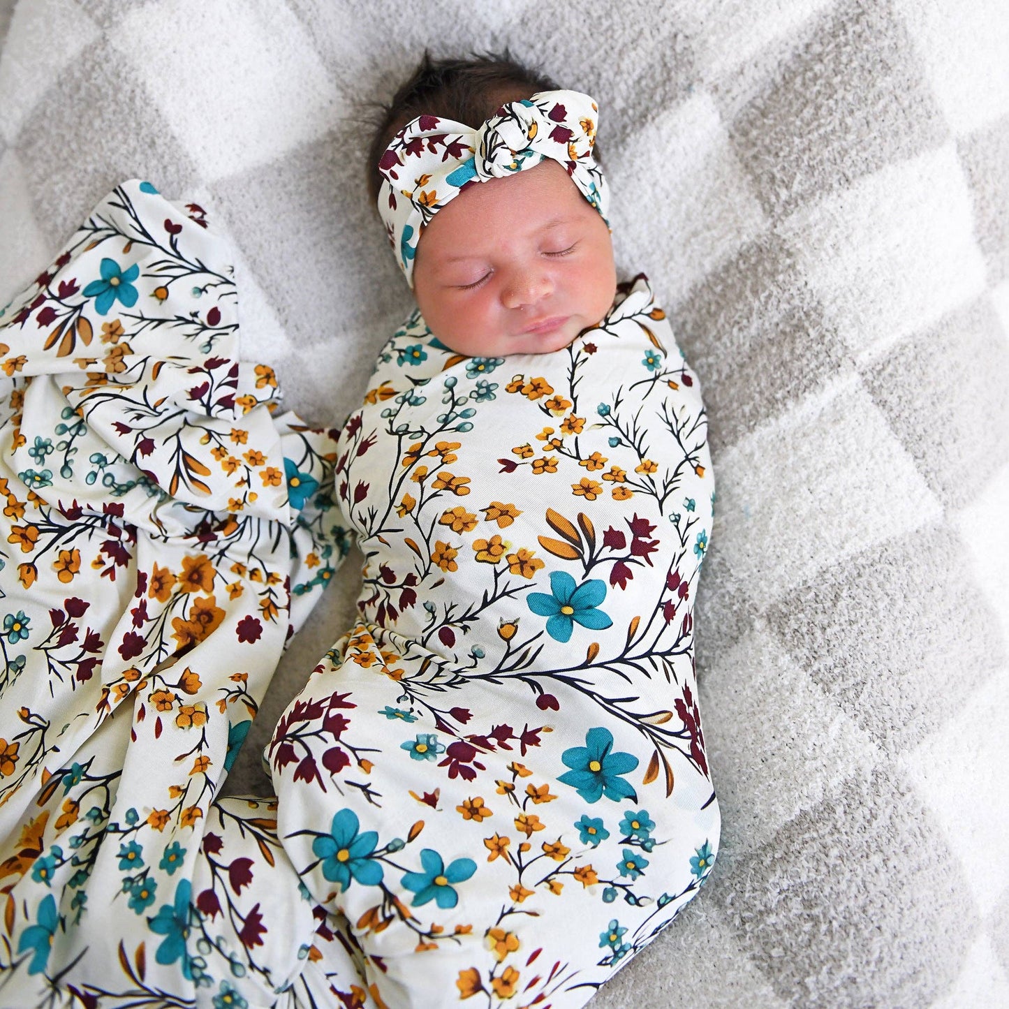 Maren Floral Swaddle