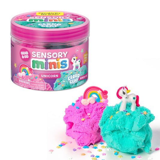 Unicorn Cloud Clay Mini Play Jar