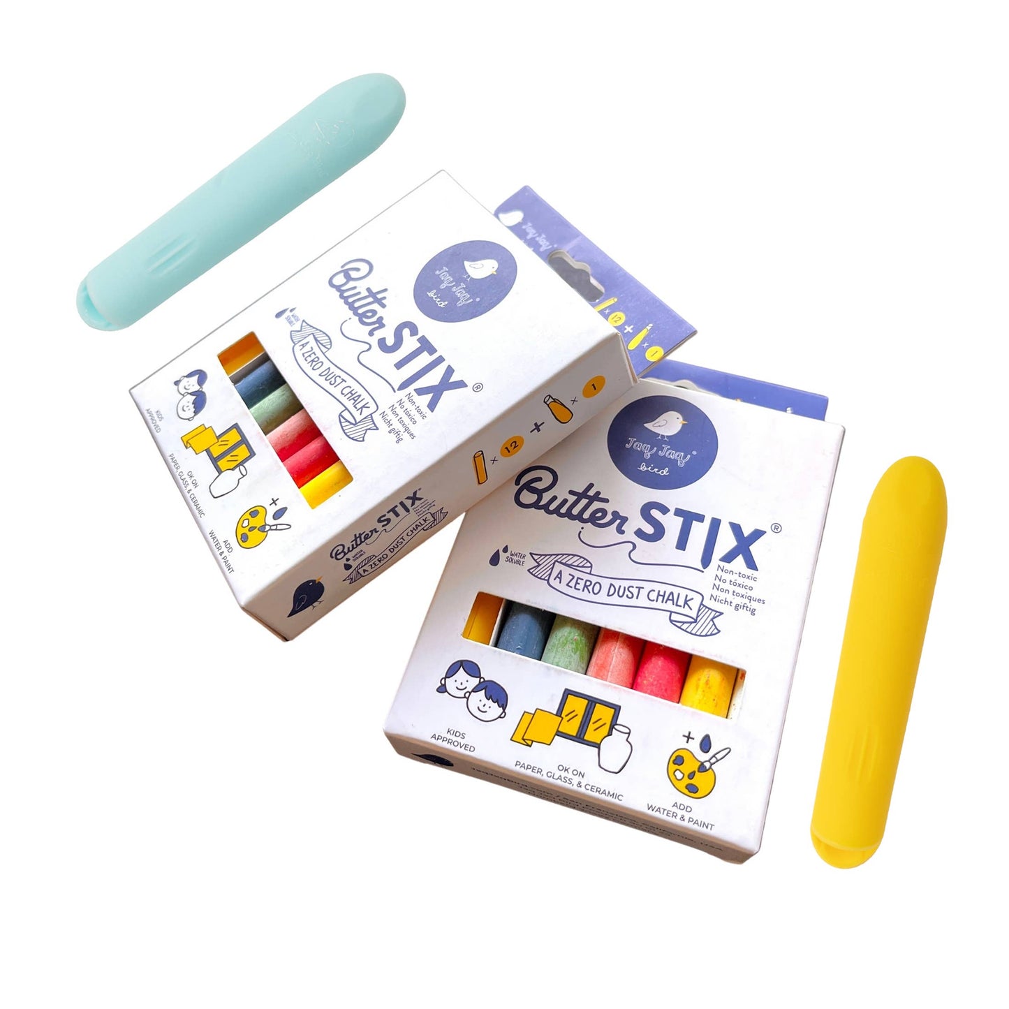 ButterStix Dustless Chalk Colors with Holder