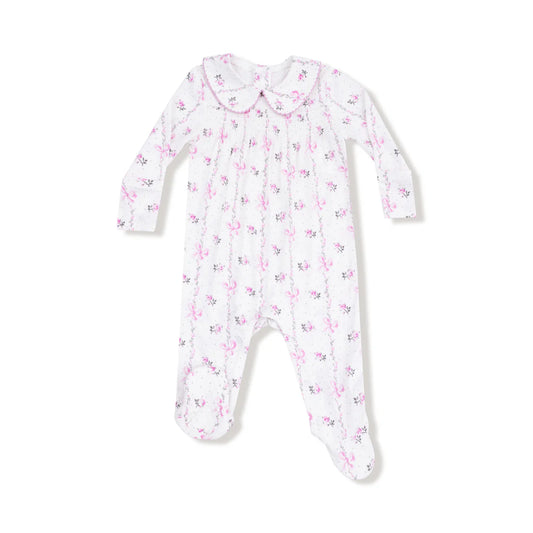 Angel Dear Dainty Buds & Bows Snap Footie