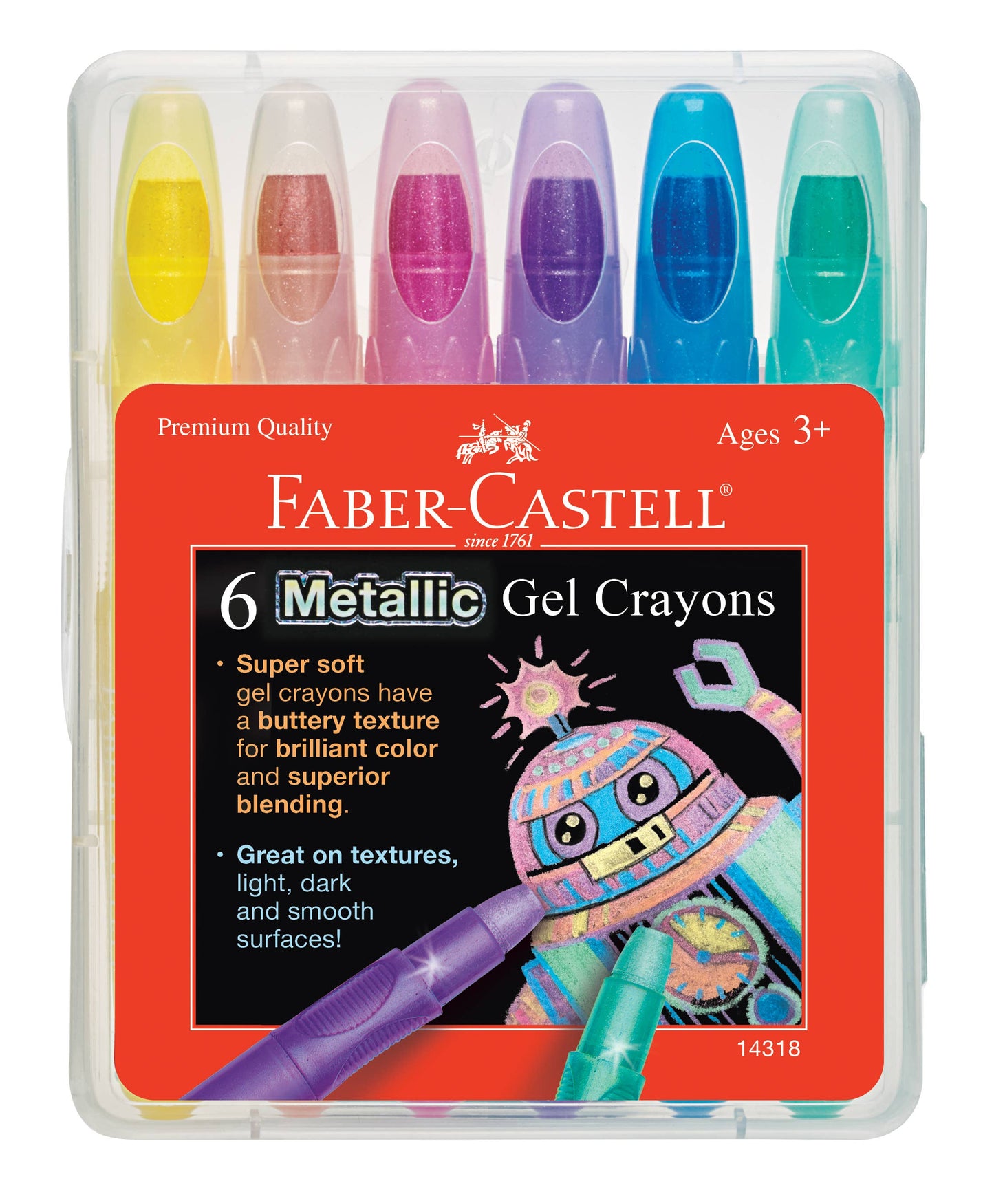Metallic Chunky Gel Crayon