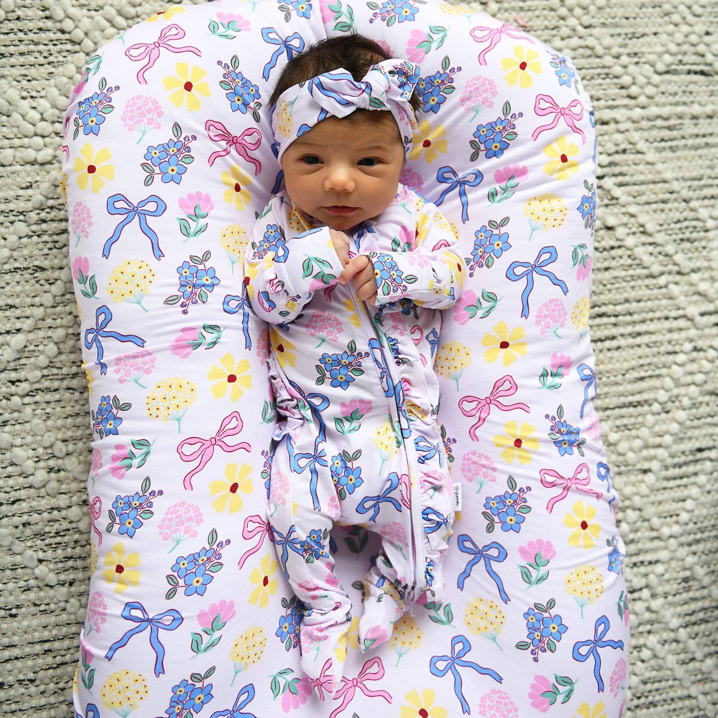 Gigi & Max Evie Ruffle Zippy Romper