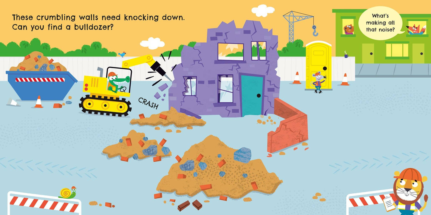 Trucks and Diggers Magnet Book