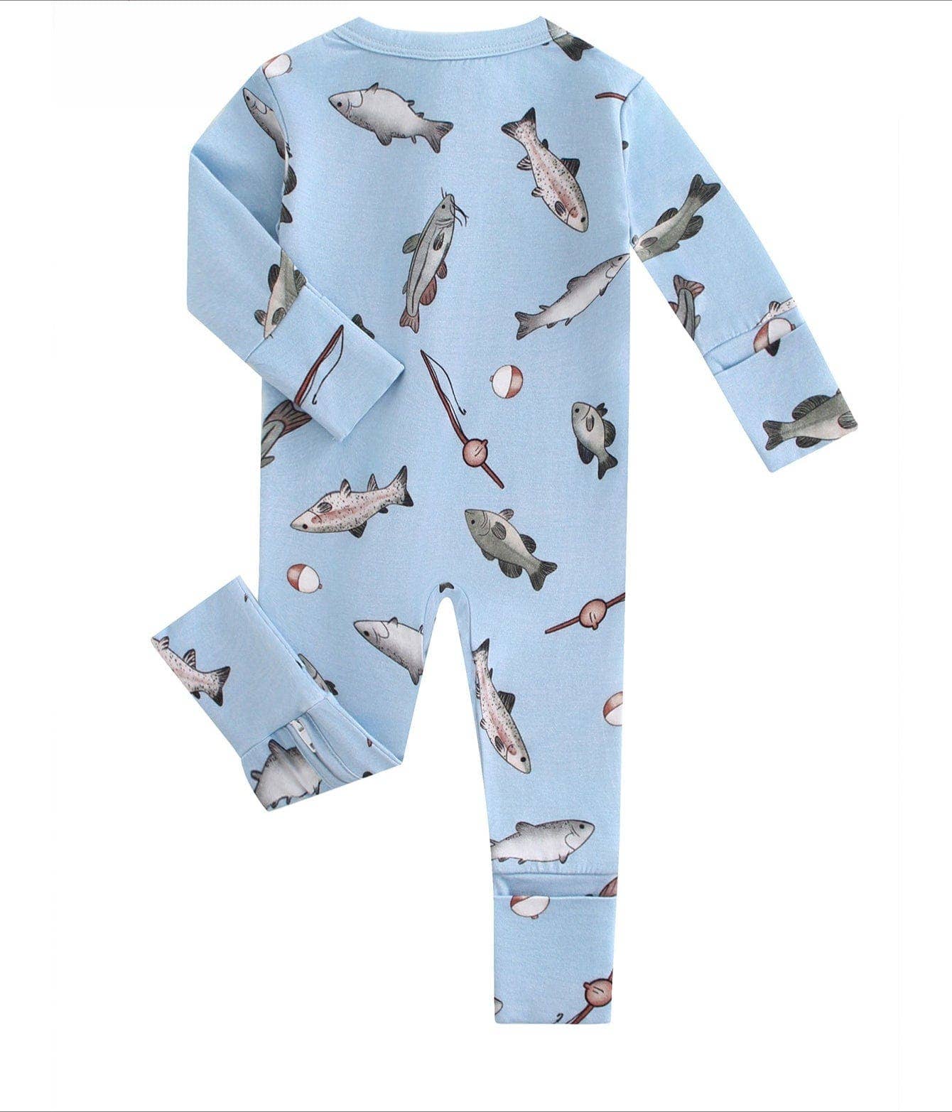 Blue Fish Zippy Romper