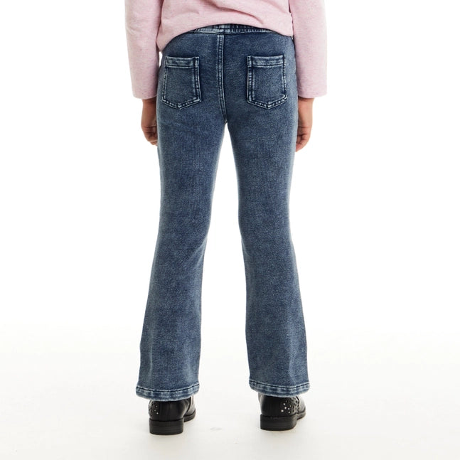 Andy & Evan Knit Flare Denim Pant
