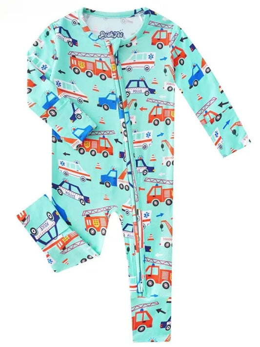 Emergency Vehicle Zippy Romper