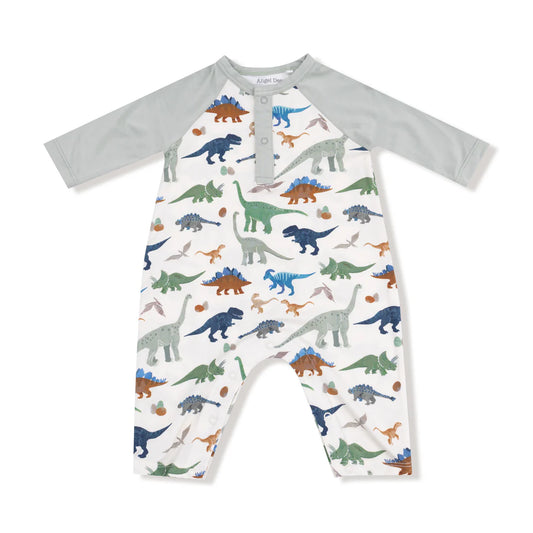 Angel Dear Washy Dinos Henley Romper