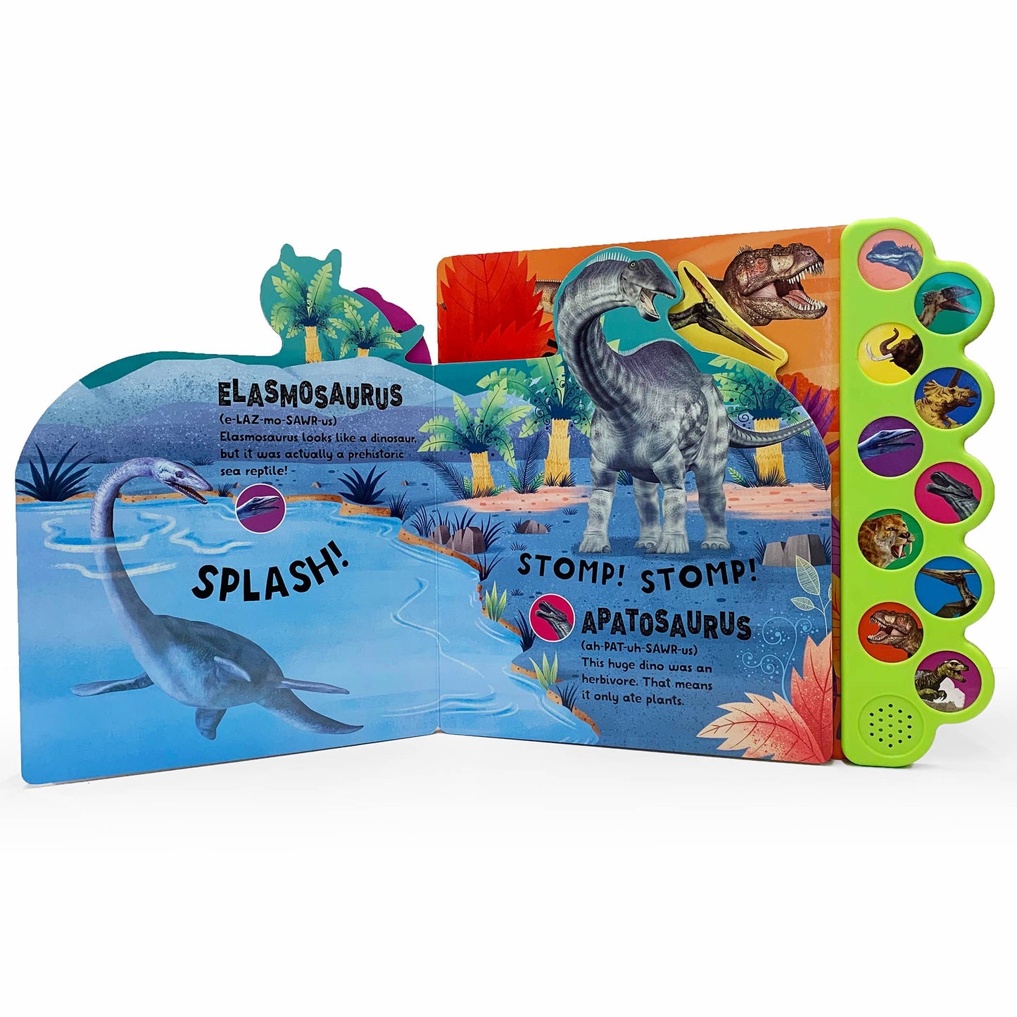 Crash! Stomp! Roar! Interactive Dinosaur Sound Book