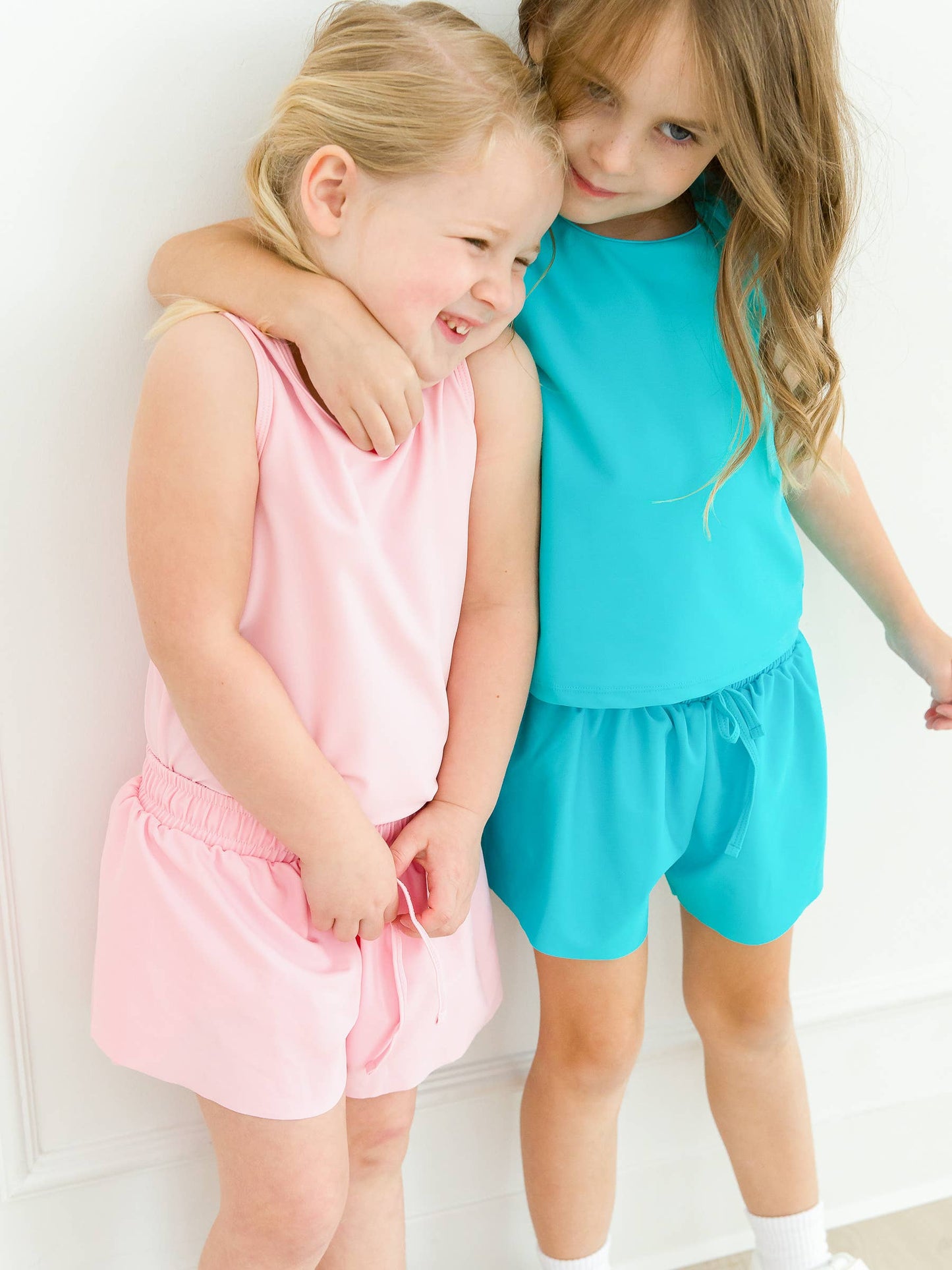 Bright Aqua Butterfly Shorts