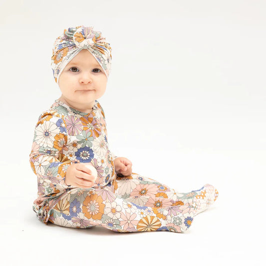 Angel Dear Brighton Floral Ruffle Footie