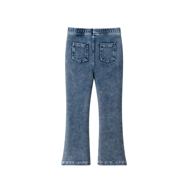Andy & Evan Knit Flare Denim Pant
