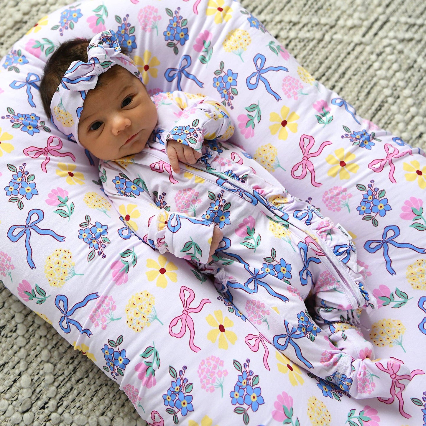 Gigi & Max Evie Ruffle Zippy Romper