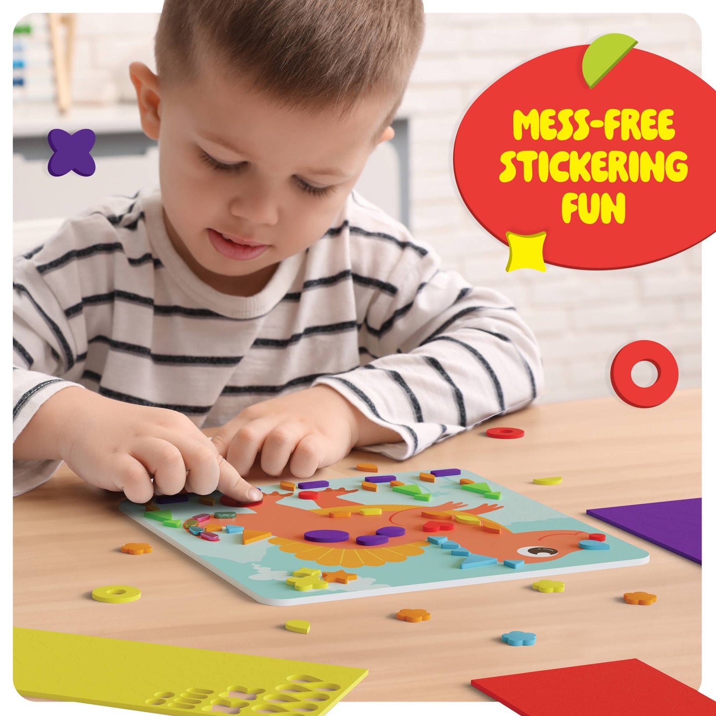 Mess-Free Foam Sticker Art Kit