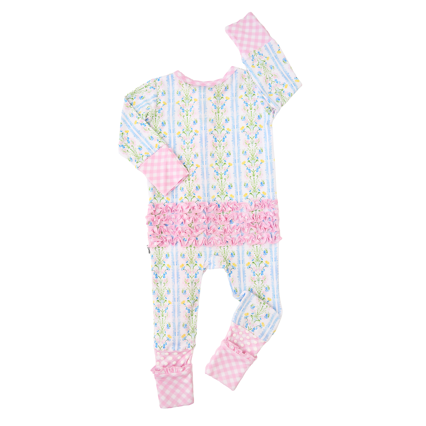 Gigi & Max Nora Ruffle Zippy Romper