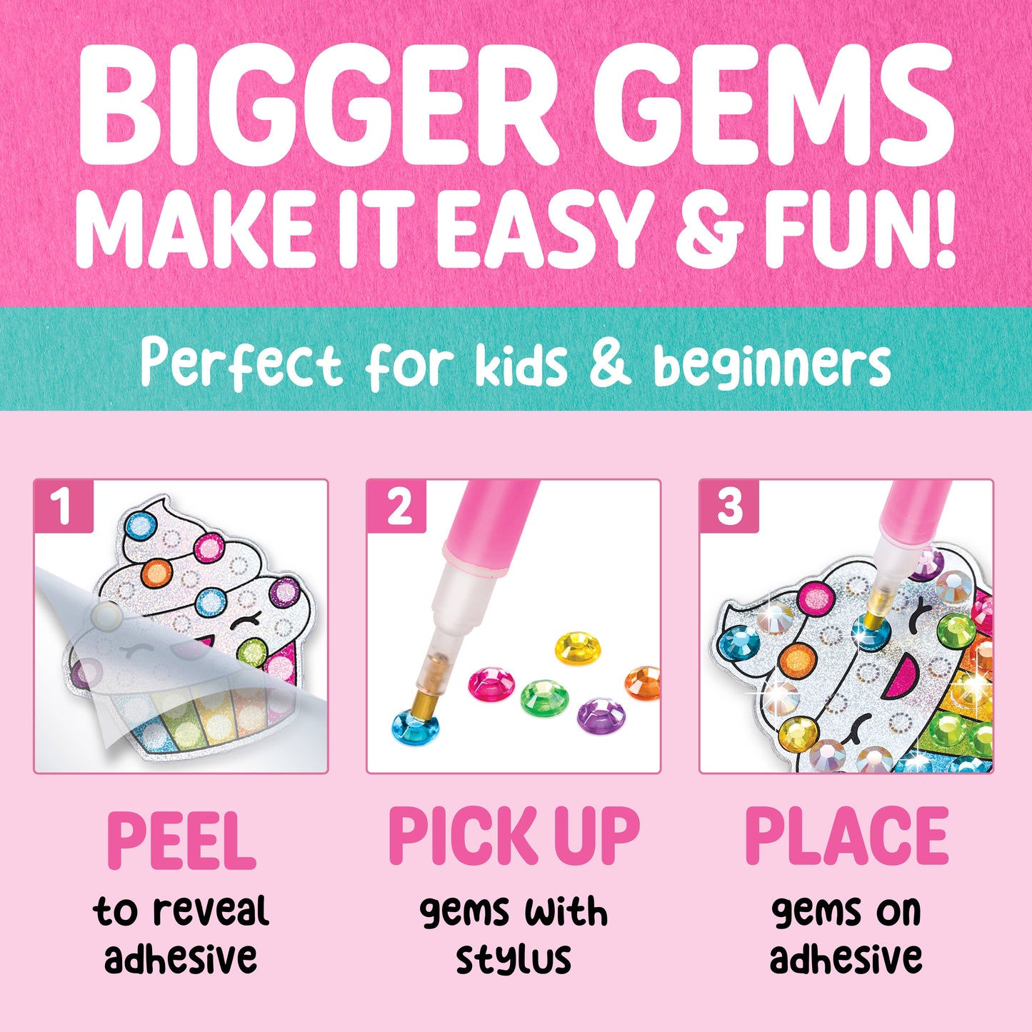 Big Gem Diamond Painting Stickers Kit