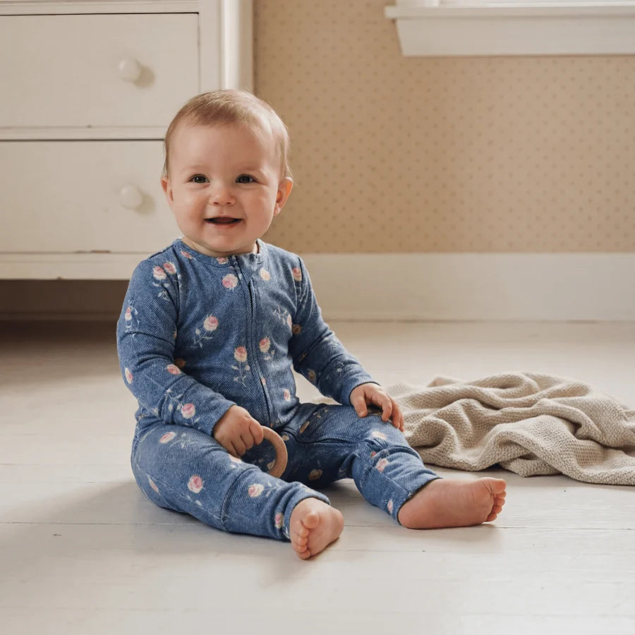 Sweet Bamboo Roxanne Zipper Romper