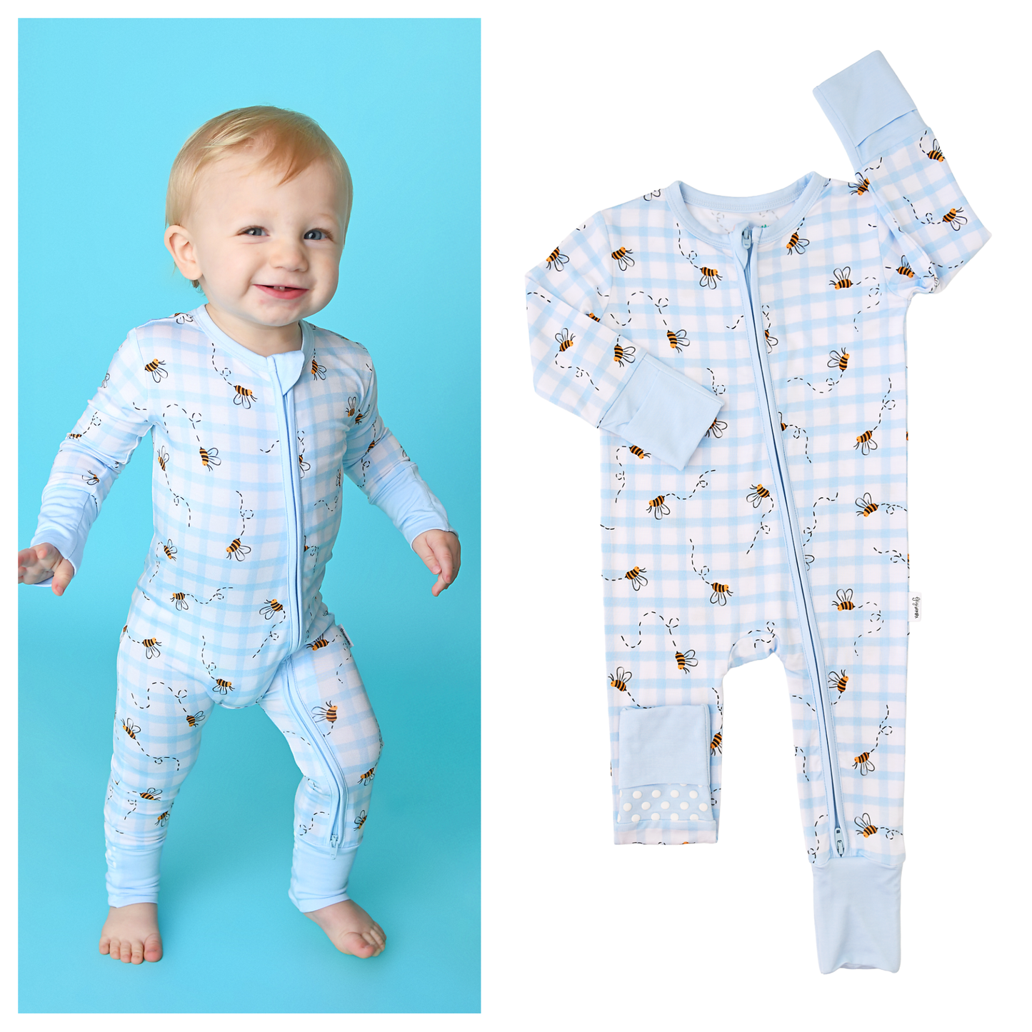 Gigi & Max Buzz Zippy Romper