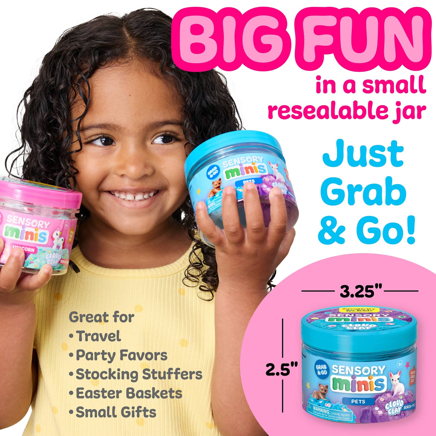 Pets Cloud Clay Mini Play Jar