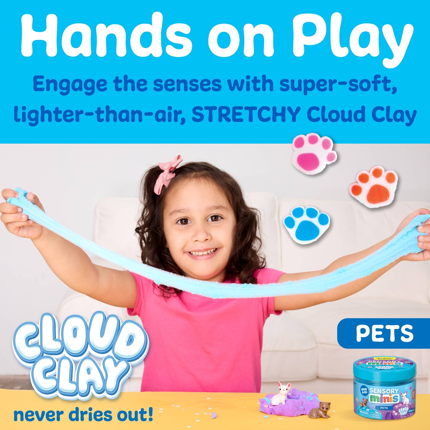 Pets Cloud Clay Mini Play Jar